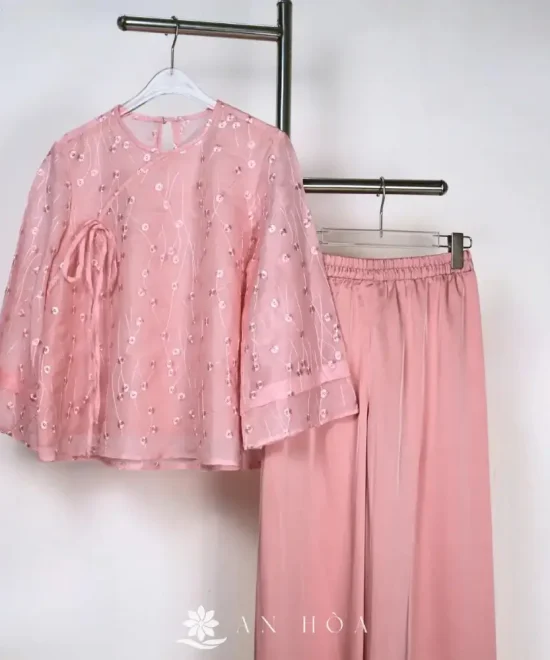 Set voan thêu Bồ Công Anh