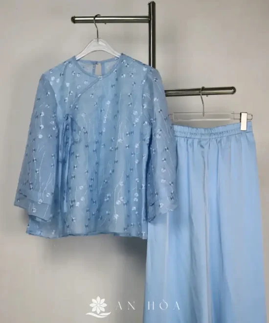 Set voan thêu Bồ Công Anh