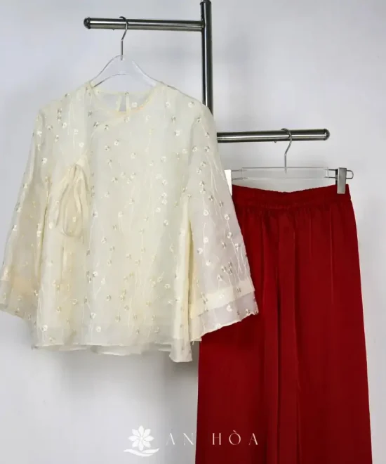 Set voan thêu Bồ Công Anh