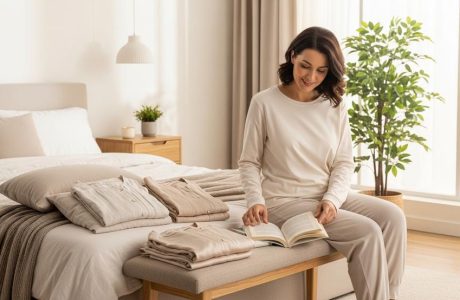 Đồ Bộ Mặc Nhà Quần Dài: 15 Mẫu Đẹp, Thoải Mái Cho Nữ