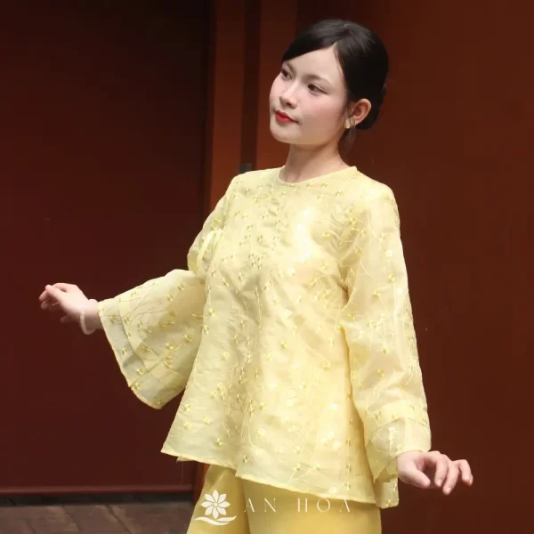 Set voan thêu Bồ Công Anh