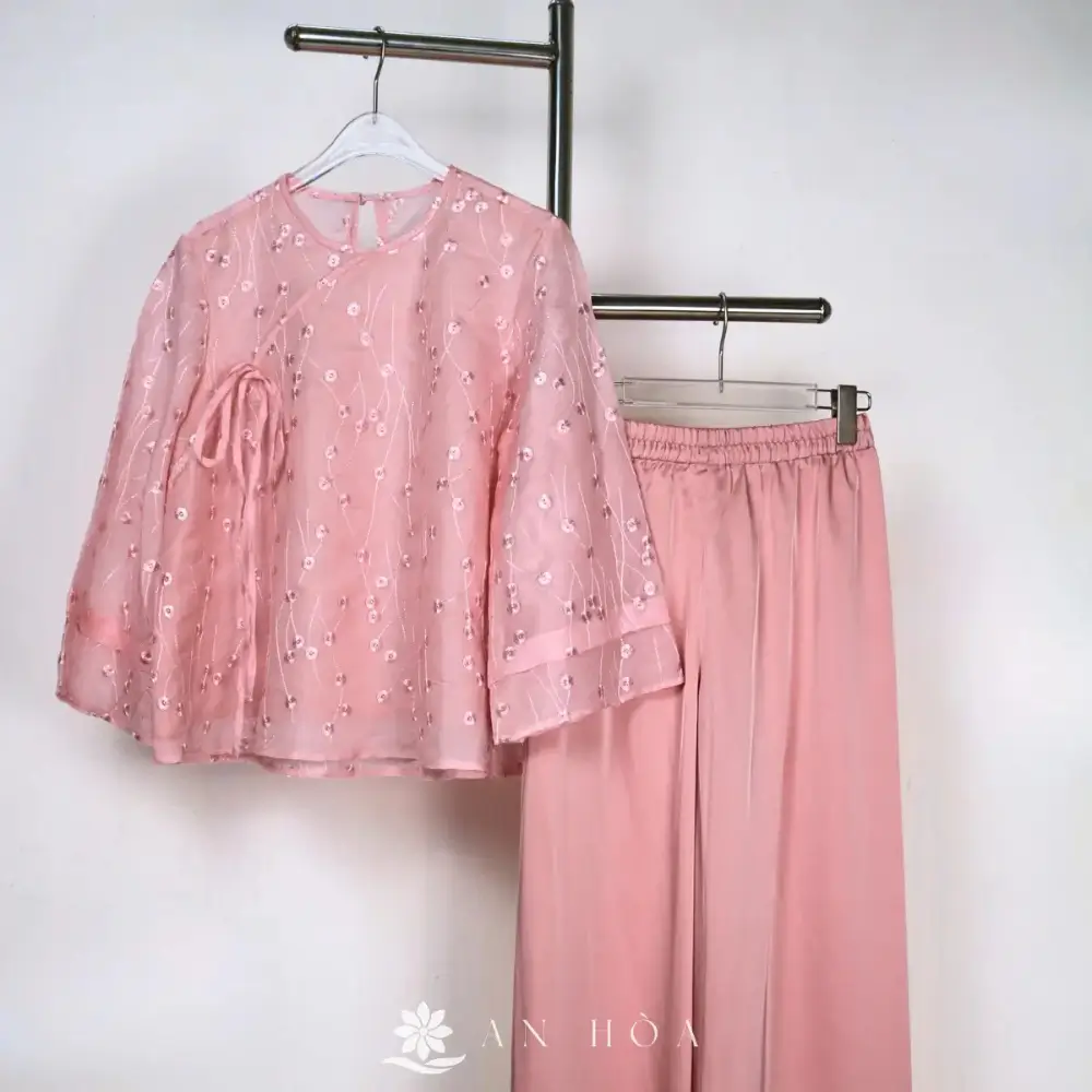 Set voan thêu Bồ Công Anh