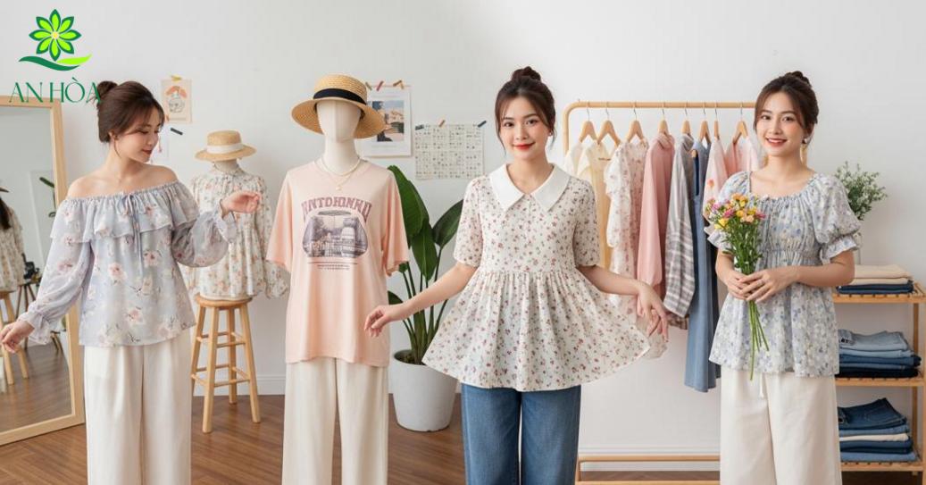 An Hoà xin giới thiệu các kiểu áo kiểu dễ thương phổ biến hiện nay An Hoà xin giới thiệu các kiểu áo kiểu dễ thương phổ biến hiện nay