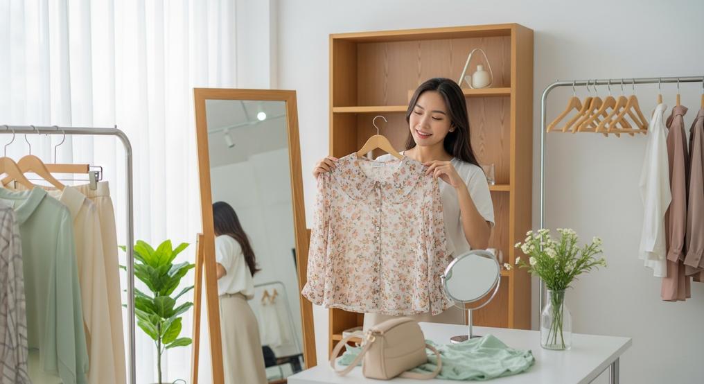 Áo Kiểu Dễ Thương: 15 Mẫu Dễ Phối Cho Nàng 11 Áo Kiểu Dễ Thương: 15 Mẫu Dễ Phối Cho Nàng