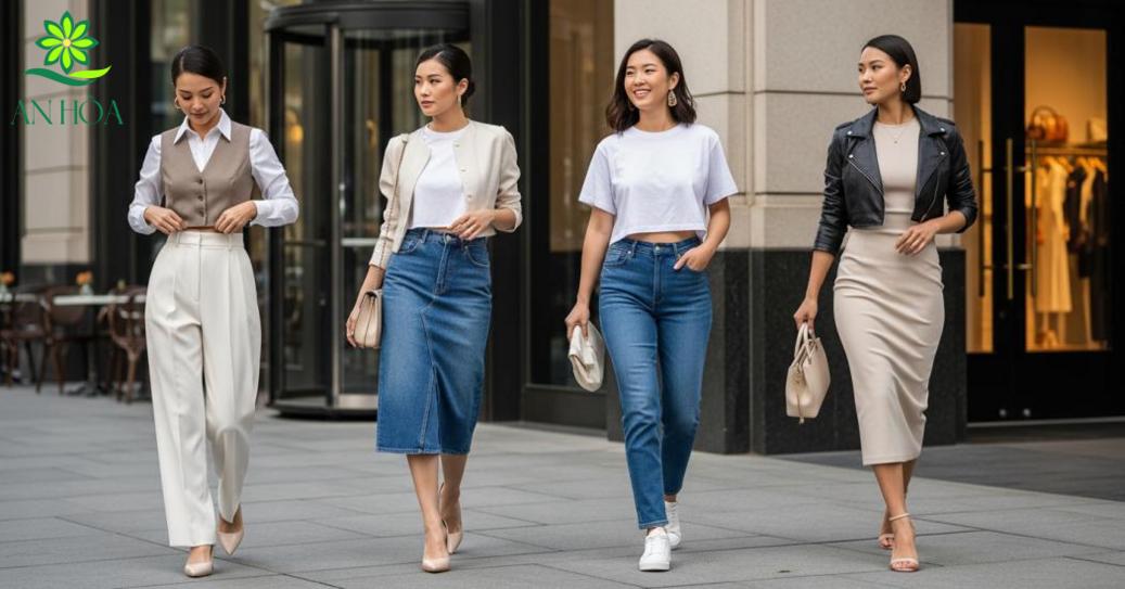 Cách phối áo lửng nữ phù hợp cho mọi hoàn cảnh