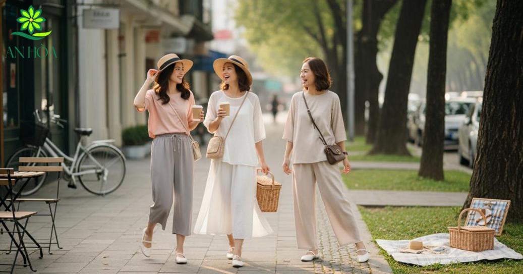 Gợi ý set đồ bộ đẹp đi chơi mẫu theo hoàn cảnh và dáng người