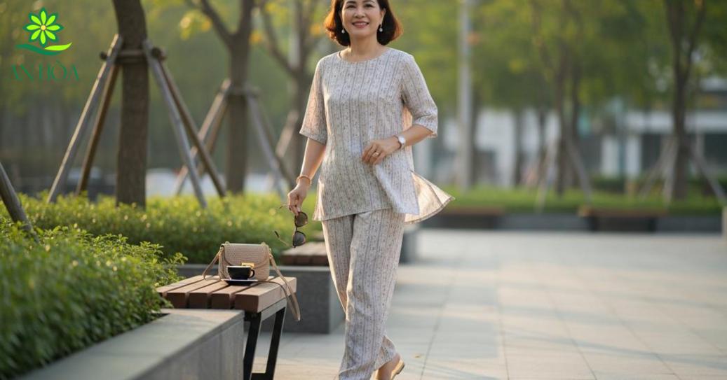 Tiêu chí chọn đồ bộ đẹp đi chơi cho phụ nữ trung niên