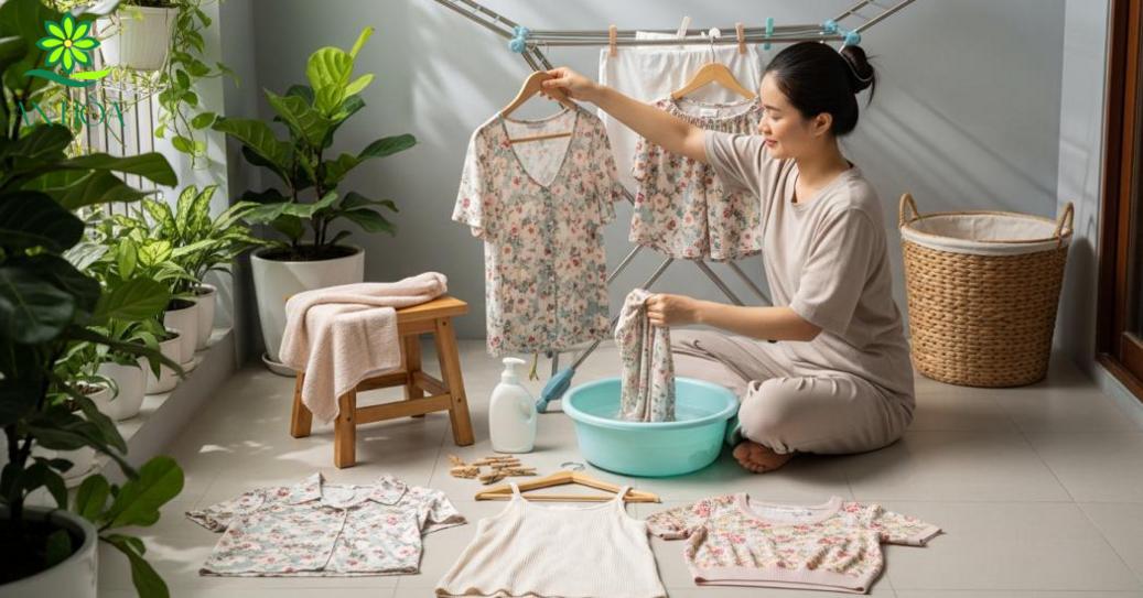 Chăm sóc, mua sắm đồ bộ hoa cotton, lụa và gợi ý mẫu từ an hòa