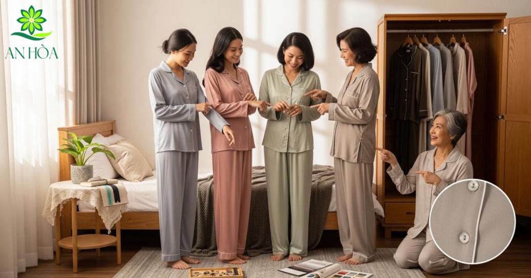 Tiêu chí chọn đồ bộ mặc nhà quần dài cho phụ nữ mọi độ tuổi