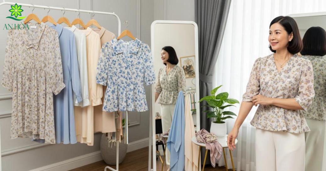 Chất liệu, họa tiết và chi tiết nên ưu tiên cho tuổi trung niên