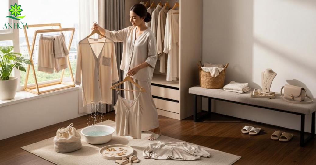 Ứng dụng, phối và bảo quản để mặc lâu bền