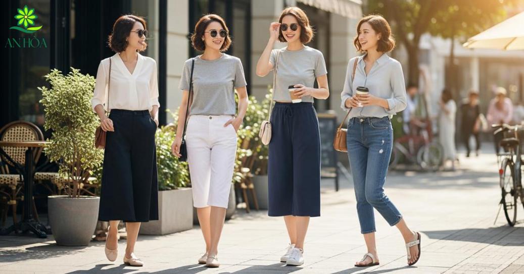 Các kiểu quần lửng phổ biến để mặc hàng ngày mà chị em nên quan tâm Các kiểu quần lửng phổ biến để mặc hàng ngày mà chị em nên quan tâm