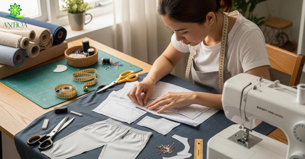 Công thức, bản vẽ và kỹ thuật may đồ bộ tại nhà Công thức, bản vẽ và kỹ thuật may đồ bộ tại nhà