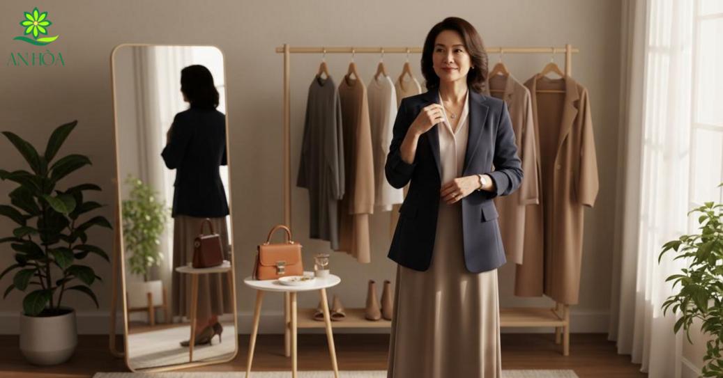 Nguyên tắc chọn trang phục cho phụ nữ trung niên