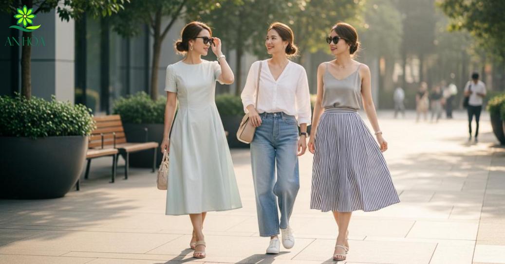 Những nguyên tắc chọn trang phục đi chơi mùa hè cho nữ văn phòng Những nguyên tắc chọn trang phục đi chơi mùa hè cho nữ văn phòng