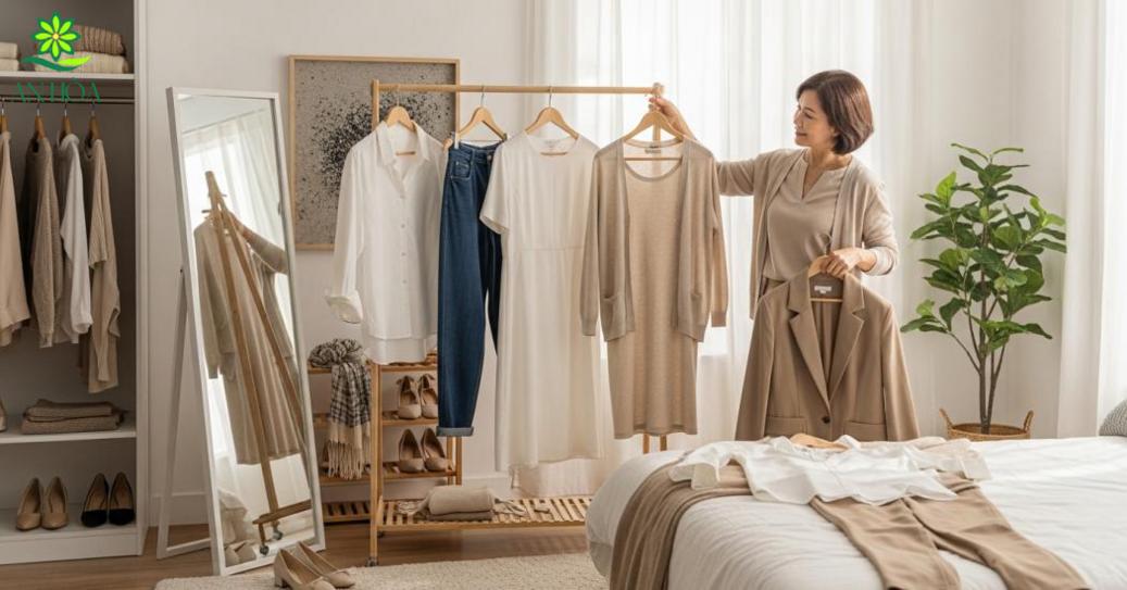 Xây dựng tủ đồ căn bản: cách chọn và phối quần áo tuổi trung niên Xây dựng tủ đồ căn bản: cách chọn và phối quần áo tuổi trung niên