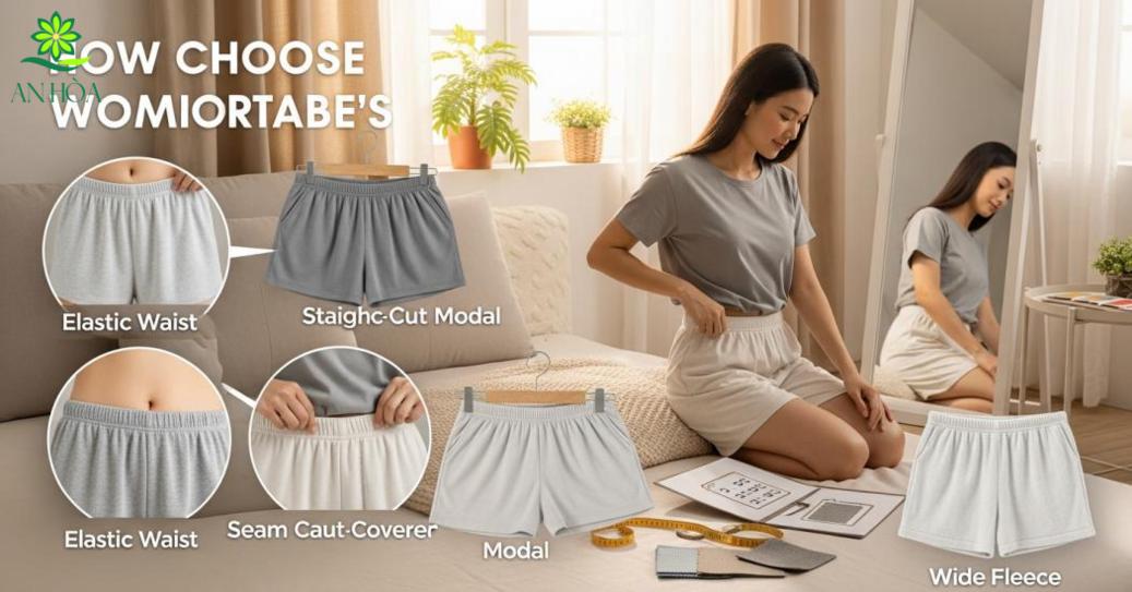 Cách chọn quần short mặc nhà phù hợp với bạn