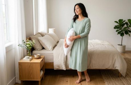 Đầm Ngủ Có Tay: Kín Đáo, Thoải Mái Cho Mọi Lứa Tuổi