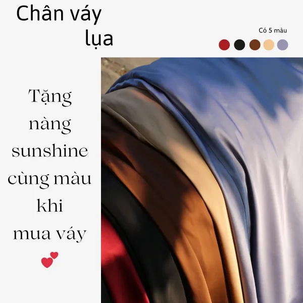 chân váy lụa