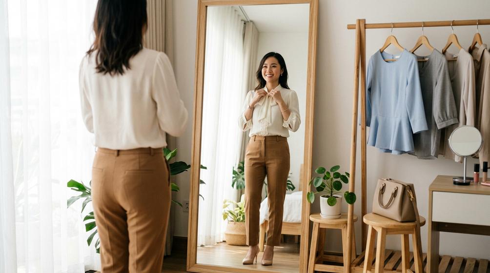 Áo Kiểu: 8 Mẫu Blouse, Peplum, Tay Lỡ 11 Áo Kiểu: 8 Mẫu Blouse, Peplum, Tay Lỡ