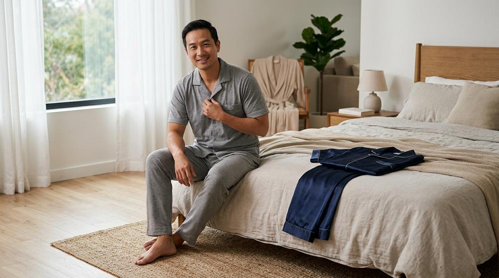 Áo Ngủ Nam Tiện Dụng Và Hướng Dẫn Chọn Chất Liệu 11 Ao Ngu Nam: Chon Chat Lieu Va Tien Dung