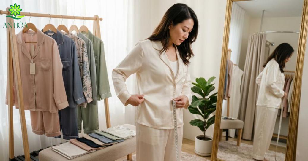 Cách chọn bộ ngủ lụa chính hãng theo chất liệu và phom dáng Cách chọn bộ ngủ lụa chính hãng theo chất liệu và phom dáng
