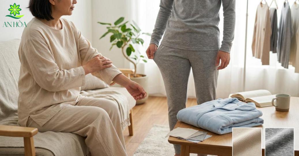 Chất liệu phổ biến: cotton, thun, vải tole, pijama Chất liệu phổ biến: cotton, thun, vải tole, pijama