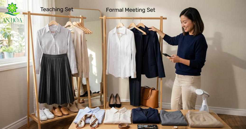 Gợi ý set đồ theo hoàn cảnh và lịch trong tuần Gợi ý set đồ theo hoàn cảnh và lịch trong tuần
