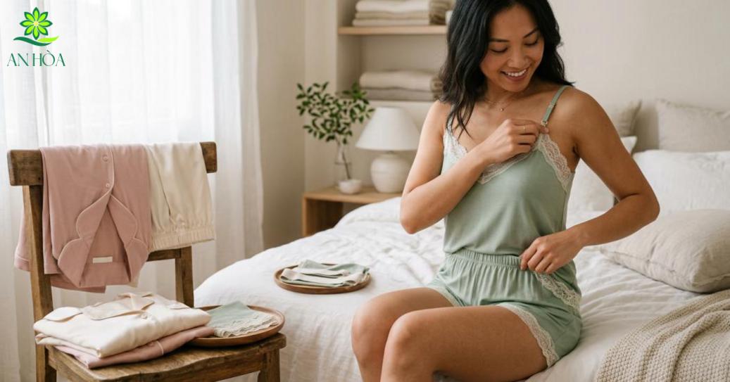 Đặc điểm bộ đồ ngủ nữ quần áo ngắn mùa hè Đặc điểm bộ đồ ngủ nữ quần áo ngắn mùa hè
