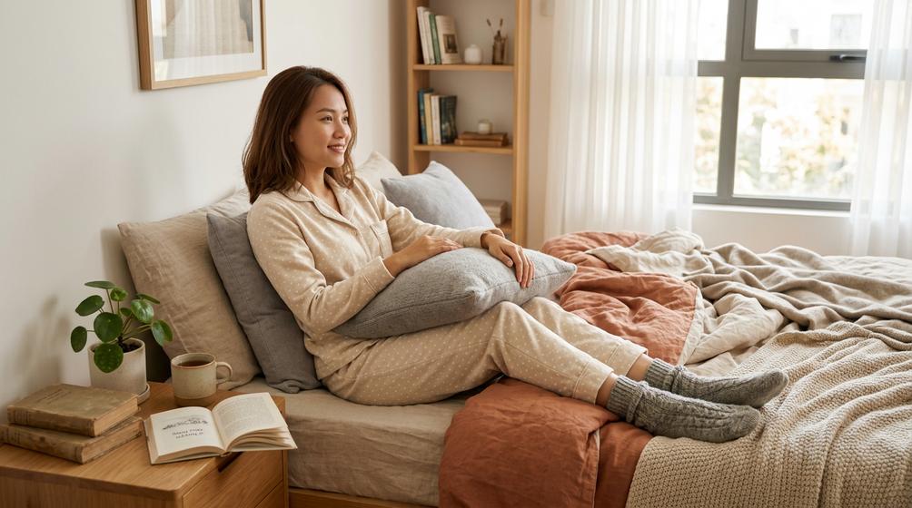 Quần Áo Ngủ Mùa Đông Cho Nữ Ấm Áp, Tinh Tế