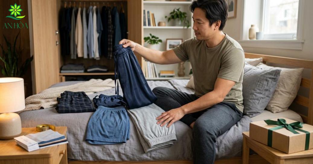 Khi chọn quần ngủ nam, mục đích sử dụng thường quyết định trải nghiệm nhiều hơn kiểu dáng