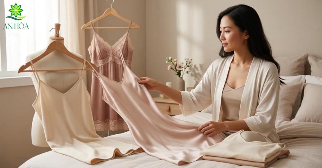 Chất liệu quyết định rất nhiều đến cảm giác khi mặc váy ngủ sexy Chất liệu quyết định rất nhiều đến cảm giác khi mặc váy ngủ sexy