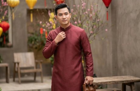 Áo dài nam: chọn chuẩn cho Tết, cưới và chụp hình giữ dáng