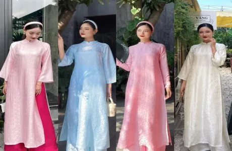 các kiểu áo dài trơn