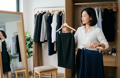 Chân váy công sở: chọn chiều dài và chất liệu phù hợp