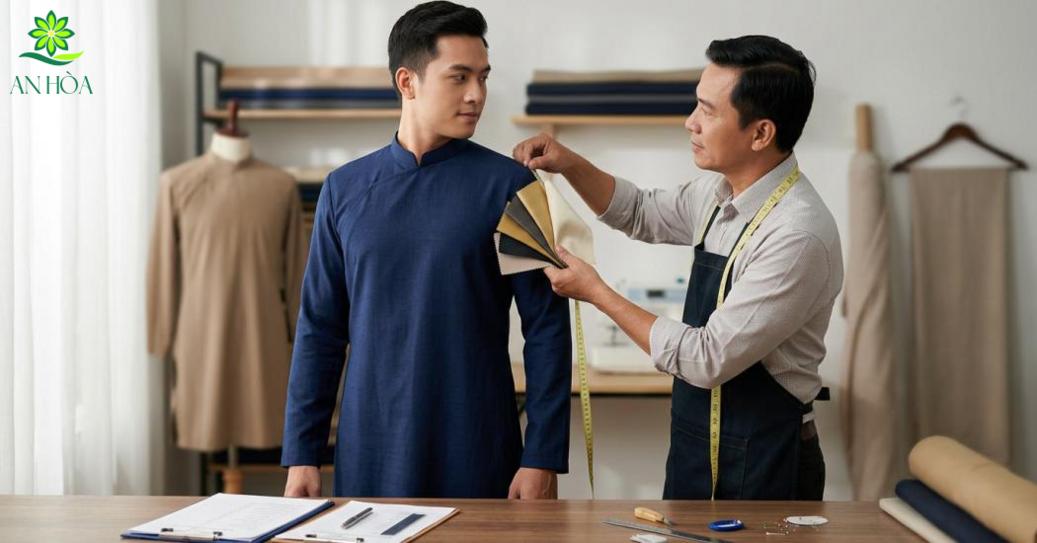 Bạn nên cân nhắc kỹ dáng áo, thời gian và khả năng chỉnh sửa trước khi chọn áo dài nam.