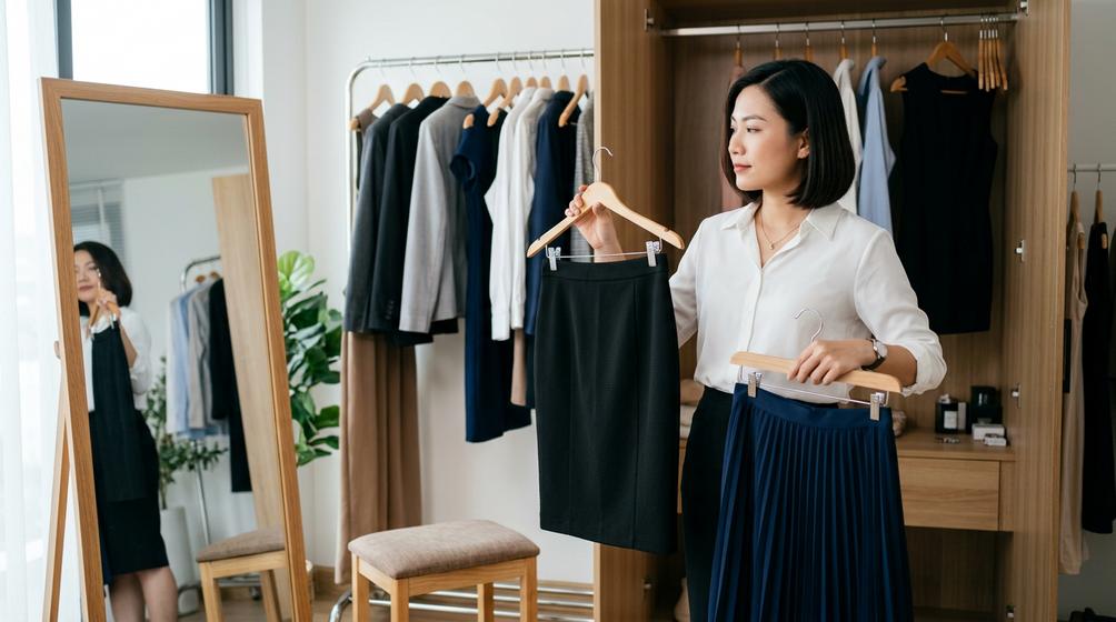 Chân váy công sở: chọn chiều dài và chất liệu phù hợp 11 Chân váy công sở: chọn chiều dài và chất liệu phù hợp