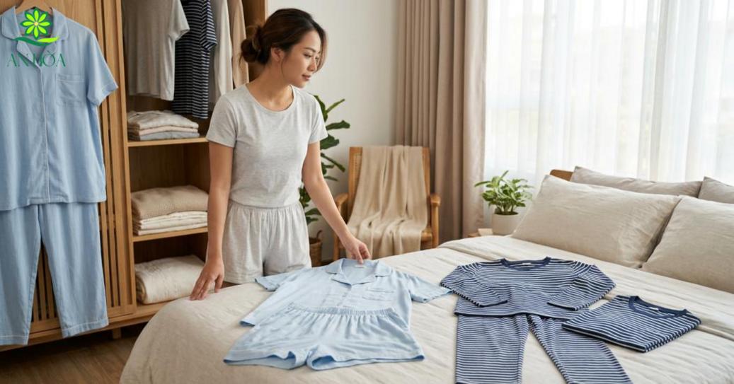 Chọn mẫu pijama theo nhu cầu và dịp mặc Chọn mẫu pijama theo nhu cầu và dịp mặc