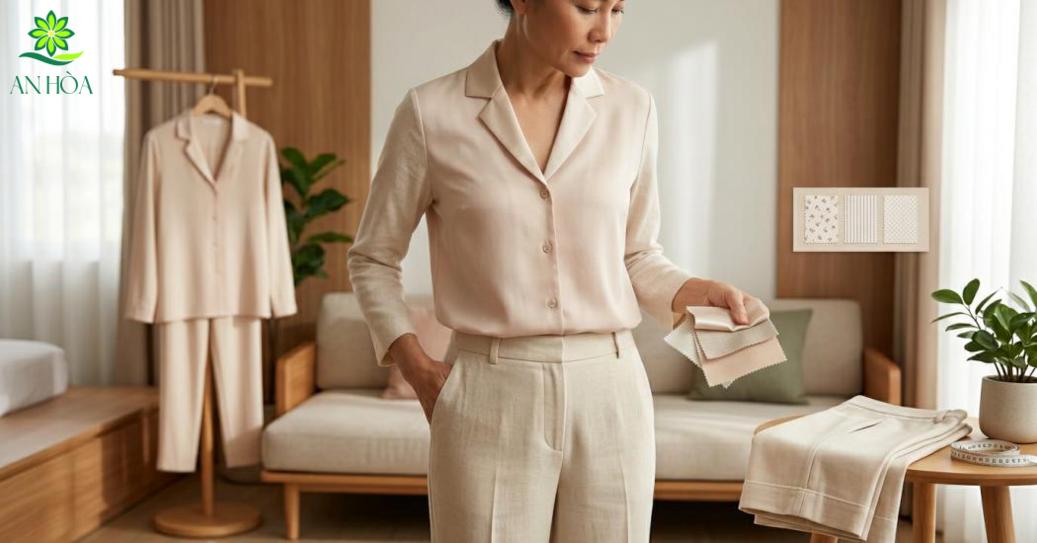 Tiêu chí chọn đồ bộ: chất liệu, form và họa tiết phù hợp