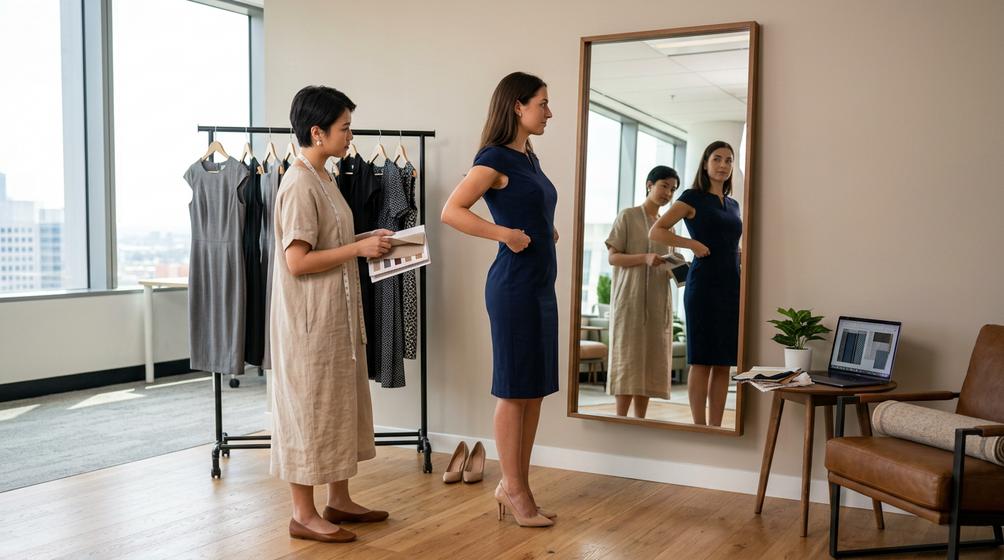 Váy công sở: hướng dẫn chọn tôn dáng và chuẩn văn phòng 11 Váy công sở: hướng dẫn chọn tôn dáng và chuẩn văn phòng