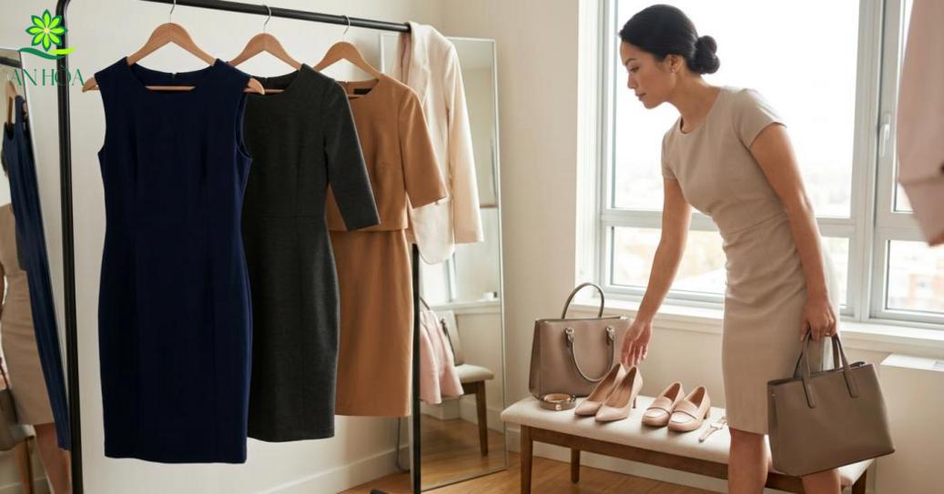Gợi ý mẫu váy công sở đẹp và cách mix đồ nhanh Gợi ý mẫu váy công sở đẹp và cách mix đồ nhanh