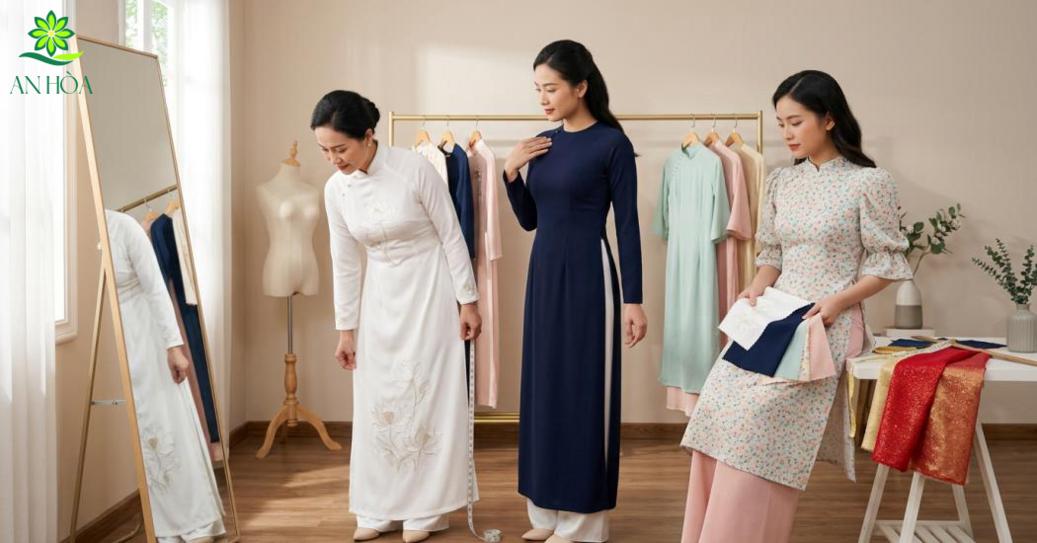 Giữ nét vẽ mảnh, đường cong mềm mại và bố cục họa tiết cân đối giúp bản vẽ áo dài thanh thoát.