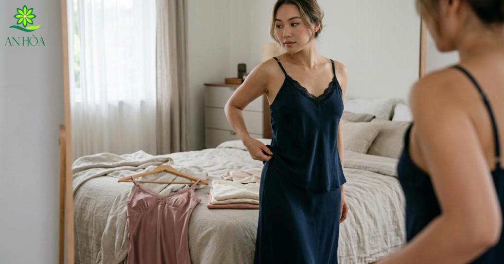 Đồ ngủ gợi cảm cần tinh tế, tôn dáng, thoải mái nhờ chất liệu rủ, form nhẹ và chi tiết đặt đúng chỗ. Đồ ngủ gợi cảm cần tinh tế, tôn dáng, thoải mái nhờ chất liệu rủ, form nhẹ và chi tiết đặt đúng chỗ.