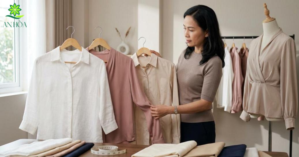 Áo trung niên cần chất liệu mát nhẹ, giữ phom tốt để tôn dáng và mang lại cảm giác thoải mái. Áo trung niên cần chất liệu mát nhẹ, giữ phom tốt để tôn dáng và mang lại cảm giác thoải mái.