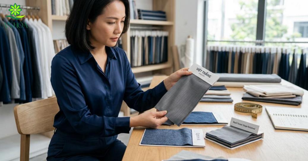 Chọn dệt may Việt Thắng có chất vải giữ phom, đứng dáng và mang lại cảm giác dễ chịu khi mặc.