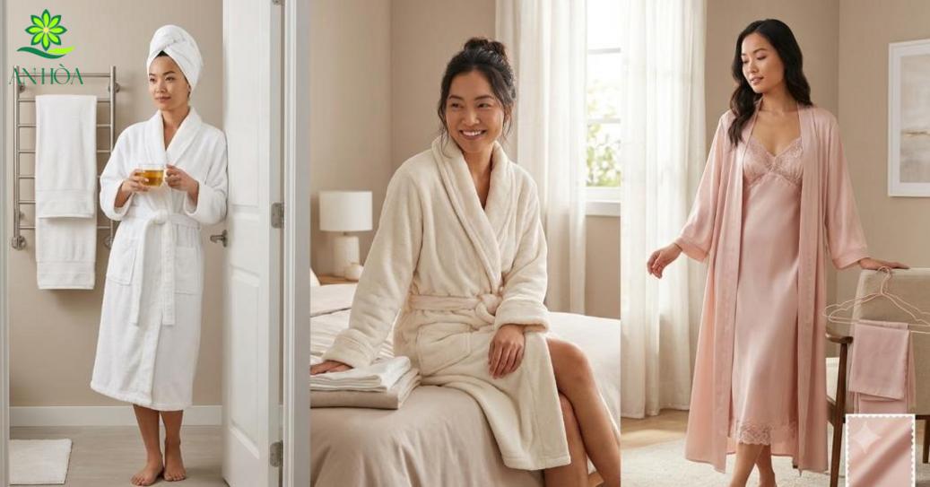 Chọn áo choàng ngủ theo hoàn cảnh sử dụng Chọn áo choàng ngủ theo hoàn cảnh sử dụng