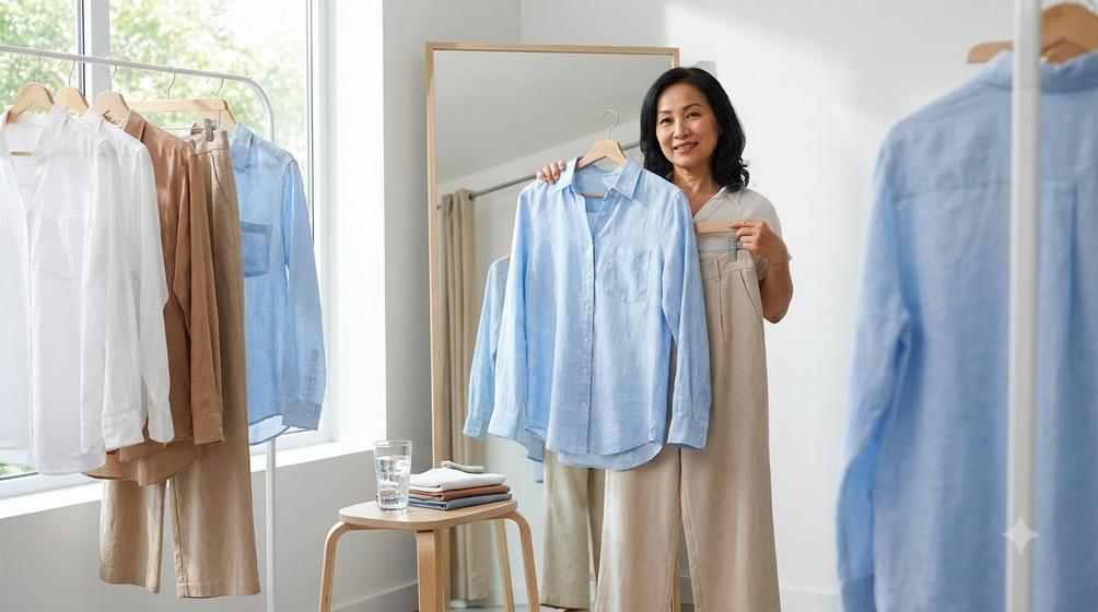 Áo quần mùa hè: cách chọn mát, bền dáng, dễ phối 11 Áo quần mùa hè: cách chọn mát, bền dáng, dễ phối