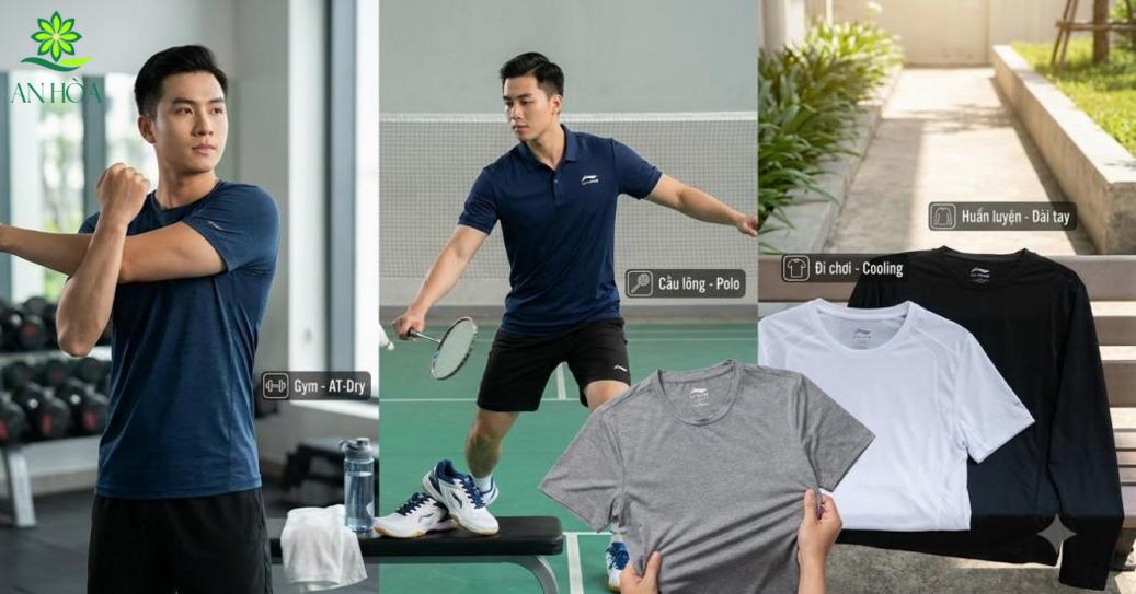 Chọn kiểu áo và chất liệu Li-Ning theo cách vận động Chọn kiểu áo và chất liệu Li-Ning theo cách vận động
