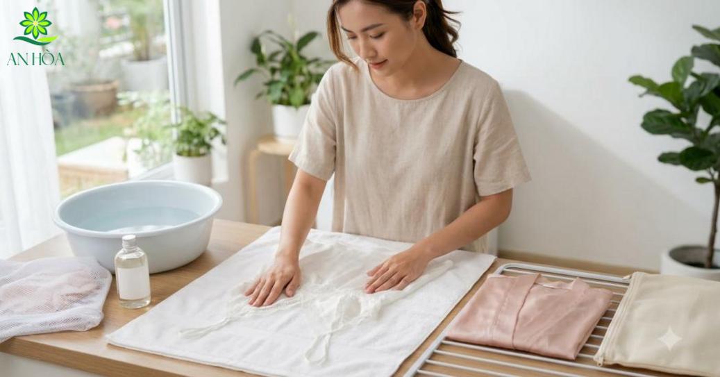 Cách bảo quản đồ ngủ mỏng để giữ form và chất liệu Cách bảo quản đồ ngủ mỏng để giữ form và chất liệu