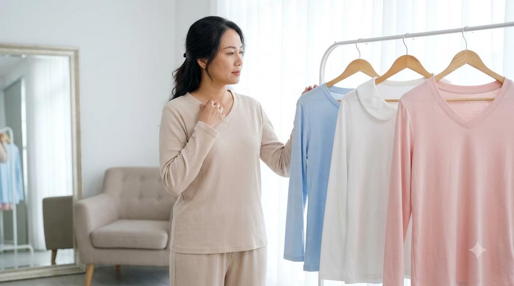 Mẫu cổ áo đồ bộ đẹp giúp mặc thoải mái, gọn dáng